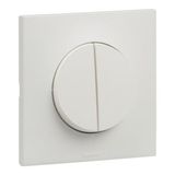 Double two-way switch 10AX Urbano white finish