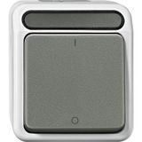 Off switch, 3-pole, light gray, AQUASTAR