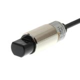 Photoelectric sensor, M18 threaded barrel, radial type, metal, red LED