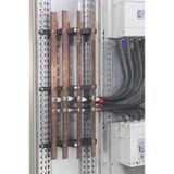 Isolating support for XL³ - 1 bar/pole - up to 400 A - vertical busbars at back