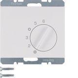 Thermostat, change-over contact, centre plate, K.1, p. white glossy