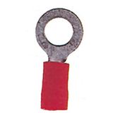 Insulated ring connector terminal M5 red, 0.5-1.5mmý