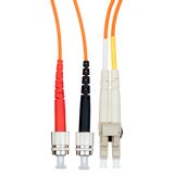 FO Patchcord Duplex LC/FC,50/125æm OM2, LS0H-3, orange, 3.0m