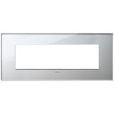 Plate 7M mirror glass ice silver