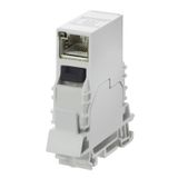 Feed-through plug-in connector RJ45, IP20, Connection 1: RJ45, Connect
