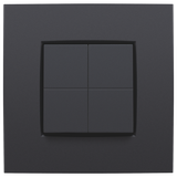 Niko dimmer switch for Hue system, Niko Intense anthracite coated