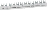 Hřebenová přípojnice 4P, 63A, 10mm2/12mod. k propojení 3 ks 4pól. přístrojů
