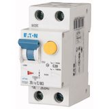 RCD/MCB combination, 20 A, 300 mA, MCB trip characteristic: B, 1p+N, RCD trip characteristic: A