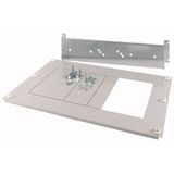 NH switch-disconnectors mounting unit, 250A, W=800mm, XNH1 3/4p, mounting on mounting plate