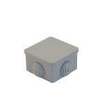 Watertight Junction Box (Press-on Lid) WHITE 80X80 IP54 THORGEON