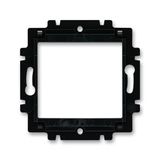 5016E-B1 Cable Outlet / Blank Plate / Adapter Ring For data connection housing 1 gang black - Time