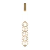 Modern Golden Cage Pendant lamp Gold