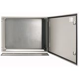 Wall enclosure with mounting plate, HxWxD=600x800x300mm
