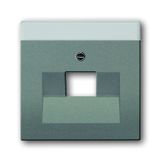1803-803 CoverPlates (partly incl. Insert) Busch-axcent®, solo® grey metallic