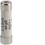 Cylinder Fuses Type C 8,5x32mm gG 4A 400 V AC 100kA