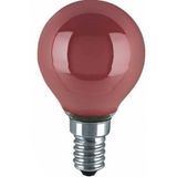 Incandescent Bulb E14 25W P45 silicone RED