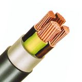 PVC Insulated Heavy Current Cable 0,6/1kV EYY-O 4x6re bk