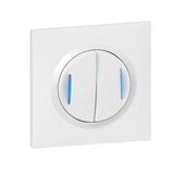 Transformer to achieve 5 dooxie one light functions delivered with white square plate and claws