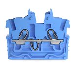 2-conductor ground terminal block with lever and Push-in CAGE CLAMP® 4