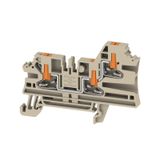 Feed-through terminal block, PUSH IN, 2.5 mm², 800 V, 24 A, Number of 