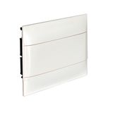 1X12M FLUSH CABINET WHITE DOOR EARTH + X NEUTRAL TERMINAL BLOCK FOR DRY WALL