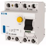 Residual current circuit-breaker, all-current sensitive, 63 A, 4p, 30 mA, type XG/B
