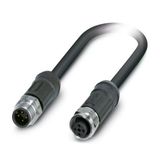 SAC-4P-M12MS/3,0-28X/M12FSSHOD - Sensor/actuator cable