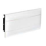 1X22M FLUSH CABINET WHITE DOOR EARTH+XNEUTRAL TERMINAL BLOCK FOR MASONRY WALL