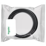 BUS CABLE ANGLED M12-B MALE-FEMALE, 1M