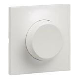 LED rotary dimmer with neutral 300W Urbano white finish