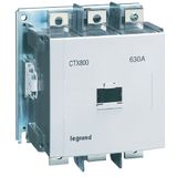 3-pole contactors CTX³ 800 - 630 A - 380-450 V~/= - 2 NO + 2 NC -screw terminals
