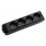 X-tendia Black Four Gang Earth Socket CP