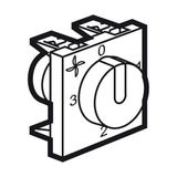 Fan controller Arteor - AC speed control - 4 positions - 2 modules - magnesium