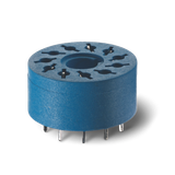 PCB socket blue, diameter 19mm.for 60.13 (90.15.1)