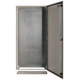 Wall enclosure with mounting plate, HxWxD=1200x600x250mm