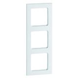 Afdekraam AURA glas 3-voudigglans-aluminium