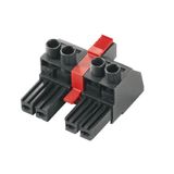 PCB plug-in connector (wire connection), 7.62 mm, Number of poles: 4, 