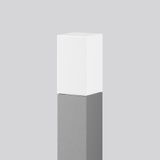 MEGA SQUARE, 10 W, 1000 lm, 840, silver, on/off Bollards, L 120 B 120 