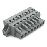 1-conductor female connector CAGE CLAMP® 2.5 mm² gray