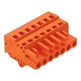 1-conductor female connector CAGE CLAMP® 2.5 mm² orange