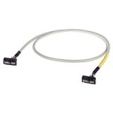 Connection cable 50-pole Pluggable connector per DIN 41651