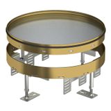 RKR2 9M 20 Height-adjustable cassette for inspection opening, RKR, brass