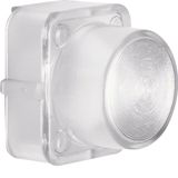 Cover for push-button/pilot lamp E10, 1930/glass/R.classic, clear, tra