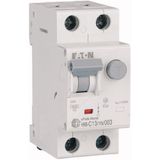 RCD/MCB combination, 13 A, 30 mA, MCB trip characteristic: C, 1p+N, RCD trip characteristic: AC