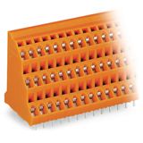 Triple-deck PCB terminal block 2.5 mm² Pin spacing 5.08 mm orange