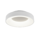 Girona LED ceiling lamp 45 cm matt white