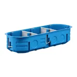 Junction box for cavity walls P3x60K MULTIBOX K blue