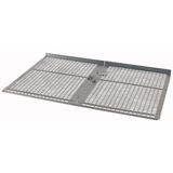 Partition, ventilated, for power feeder, WxD = 1000 x 600 mm