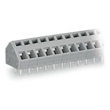 PCB terminal block 2.5 mm², gray