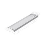Hinged cover, IP20 in installed state, Plastic, Transparent, Width: 17